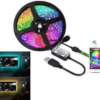 Luz Led Usb Bluetooth Programable