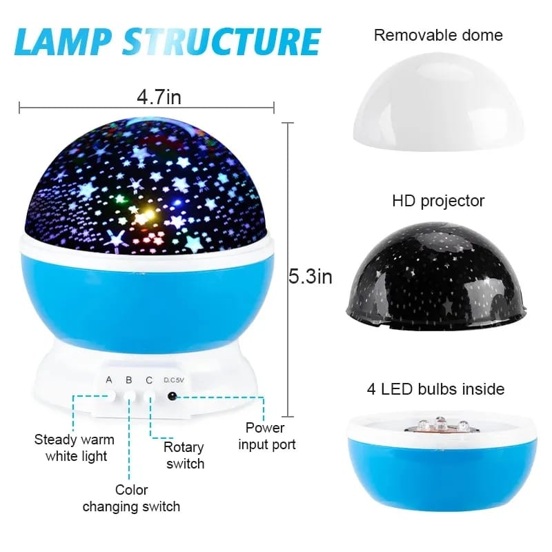 Lámpara Led Proyector De Estrellas – Classy Cart