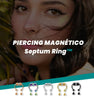 Piercing Falso  - Magnetico (pack 5 uniades)